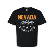 Nevada Athletic Superior Short Sleeve T Shirt for Men and Women Unisex Graphic Tee