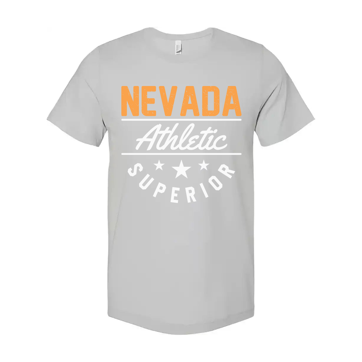 Nevada Athletic Superior Short Sleeve T Shirt for Men and Women Unisex Graphic Tee