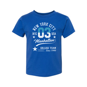 Unisex Graphic T Shirt With New York City 03 Manhattan College Team Since 1980