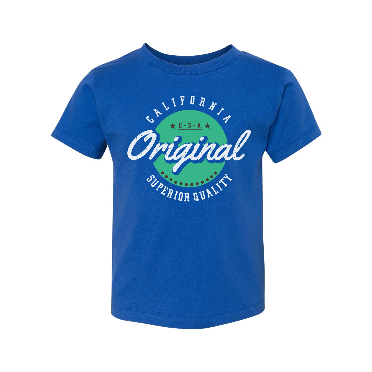California Original Unisex Graphic T Shirt With Green Circular Badge And Superior Quality