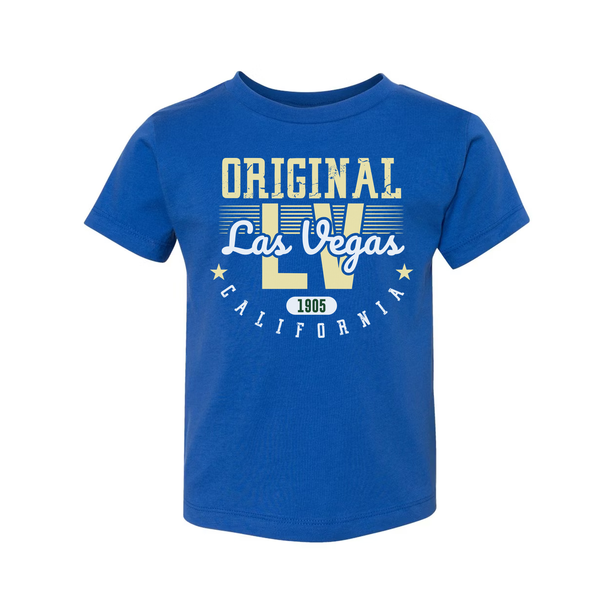 Original Las Vegas California Unisex Graphic T Shirt With Vintage 1905 Era Style Design
