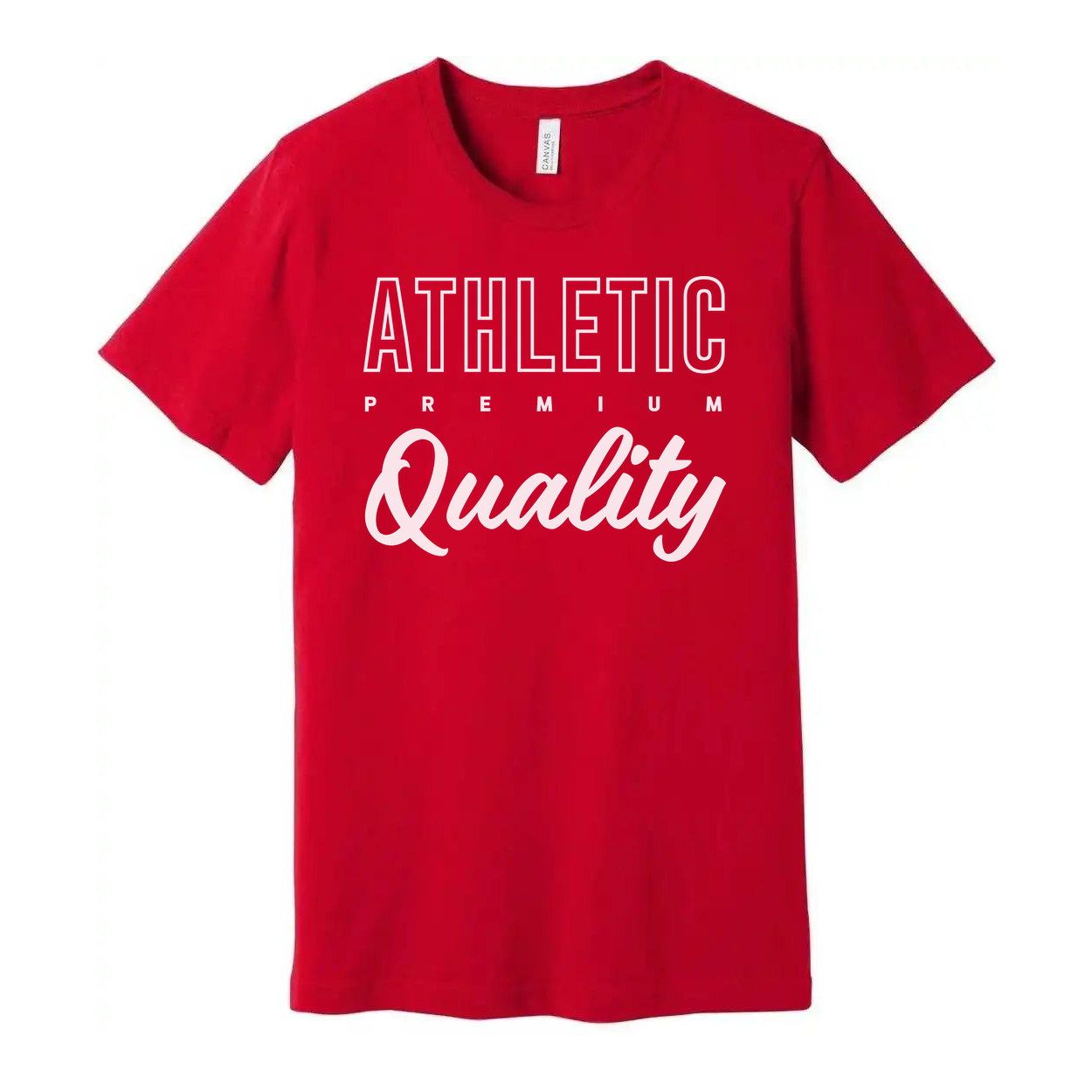 Athletic Premium Quality Unisex T Shirt Short Sleeve Graphic Tee For Men And Women Casual Everyday Wear
