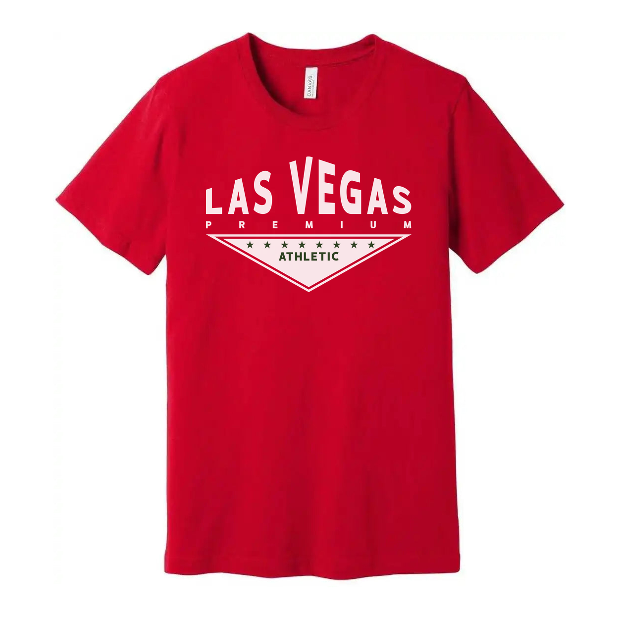 Las Vegas Premium Athletic Unisex T Shirt With Graphic Logo Tee For Casual Wear