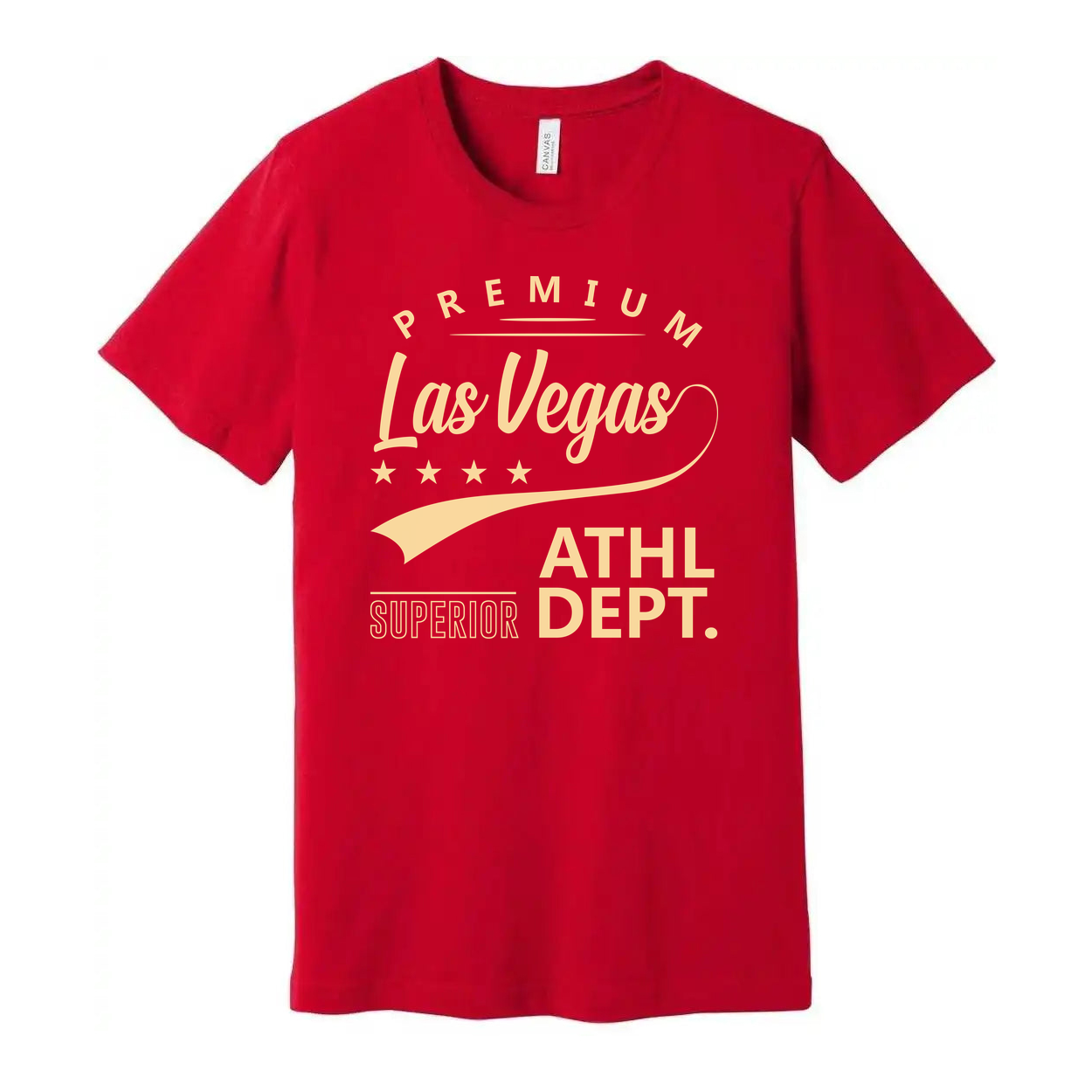Premium Las Vegas Graphic T Shirt Short Sleeve Athletic Department Design Collection