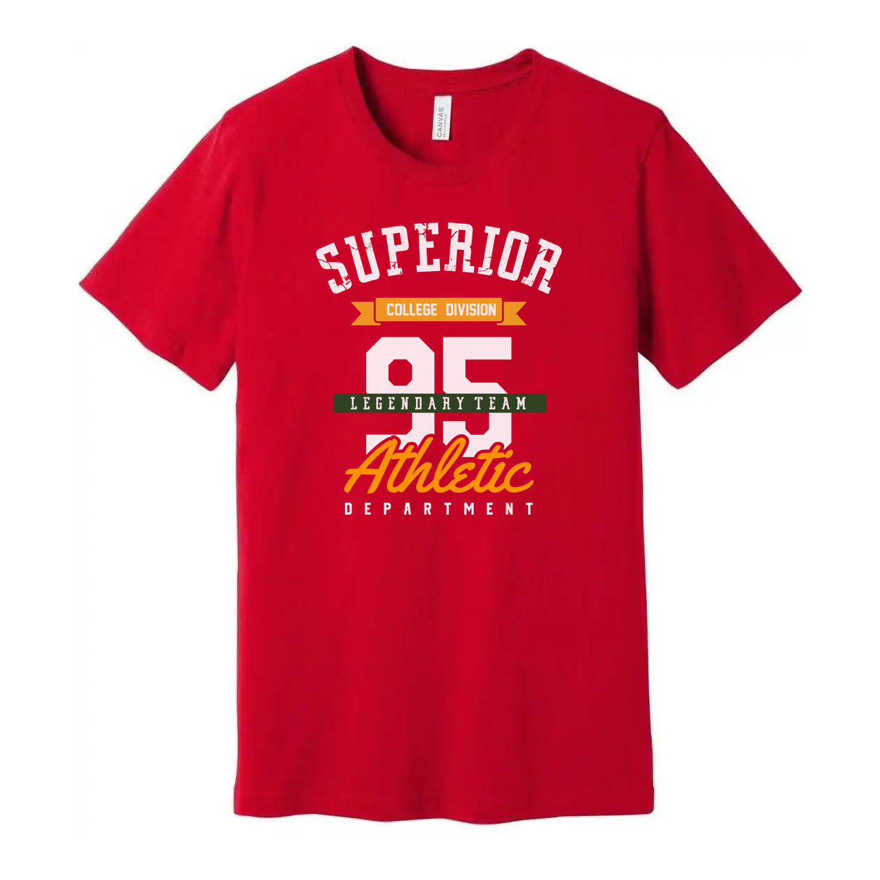 Unisex Graphic T Shirt White Athletic Department Superior 92 Legendary Team Design For College Fans
