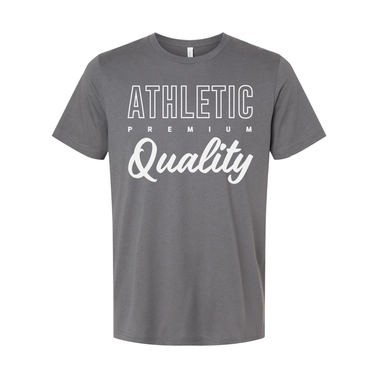 Athletic Premium Quality Unisex T Shirt Short Sleeve Graphic Tee For Men And Women Casual Everyday Wear
