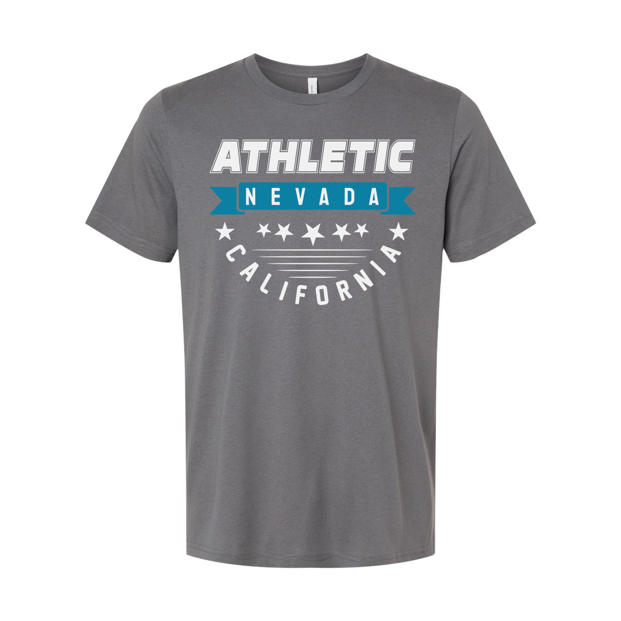 Athletic Nevada California Graphic Tee Unisex Short Sleeve T Shirt For Men Women