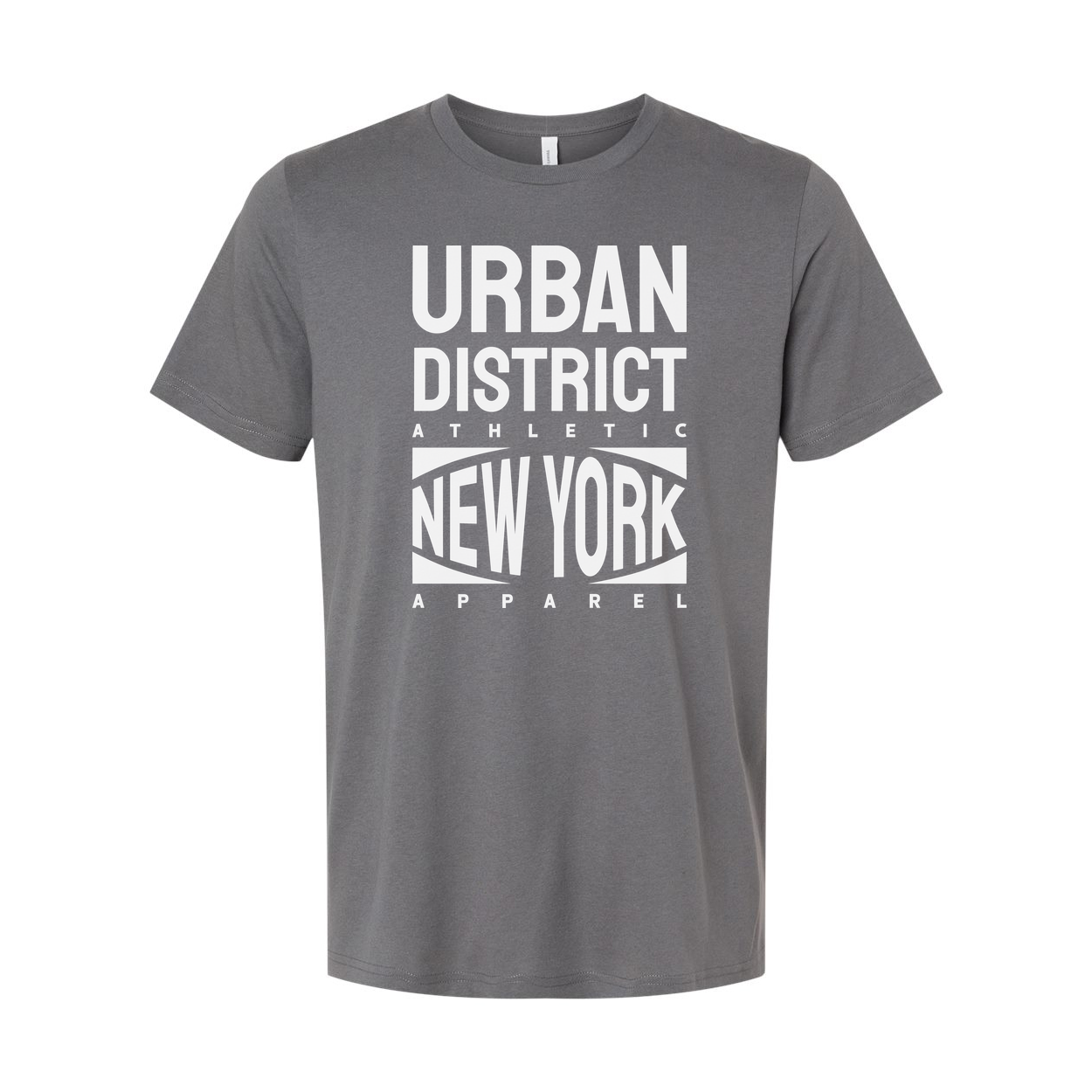 Urban District Athletic New York Apparel Unisex Short Sleeve Cotton T Shirt Graphic Logo