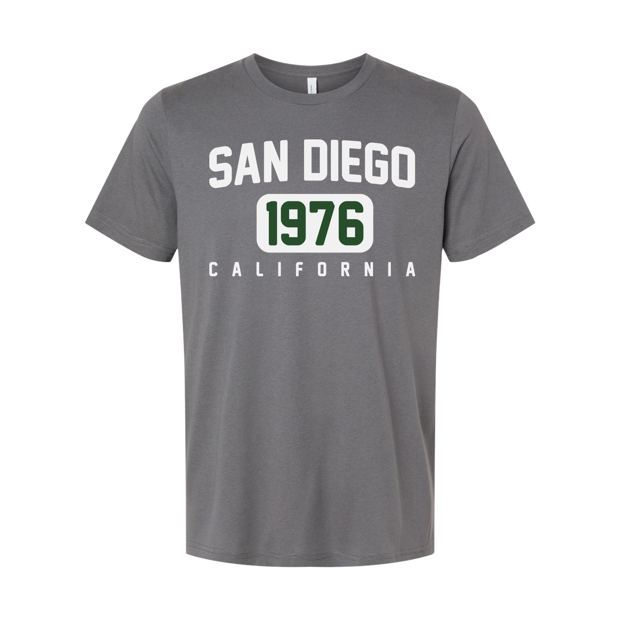 San Diego California 1976 Vintage Graphic Tee Unisex Short Sleeve Cotton T Shirt Classic