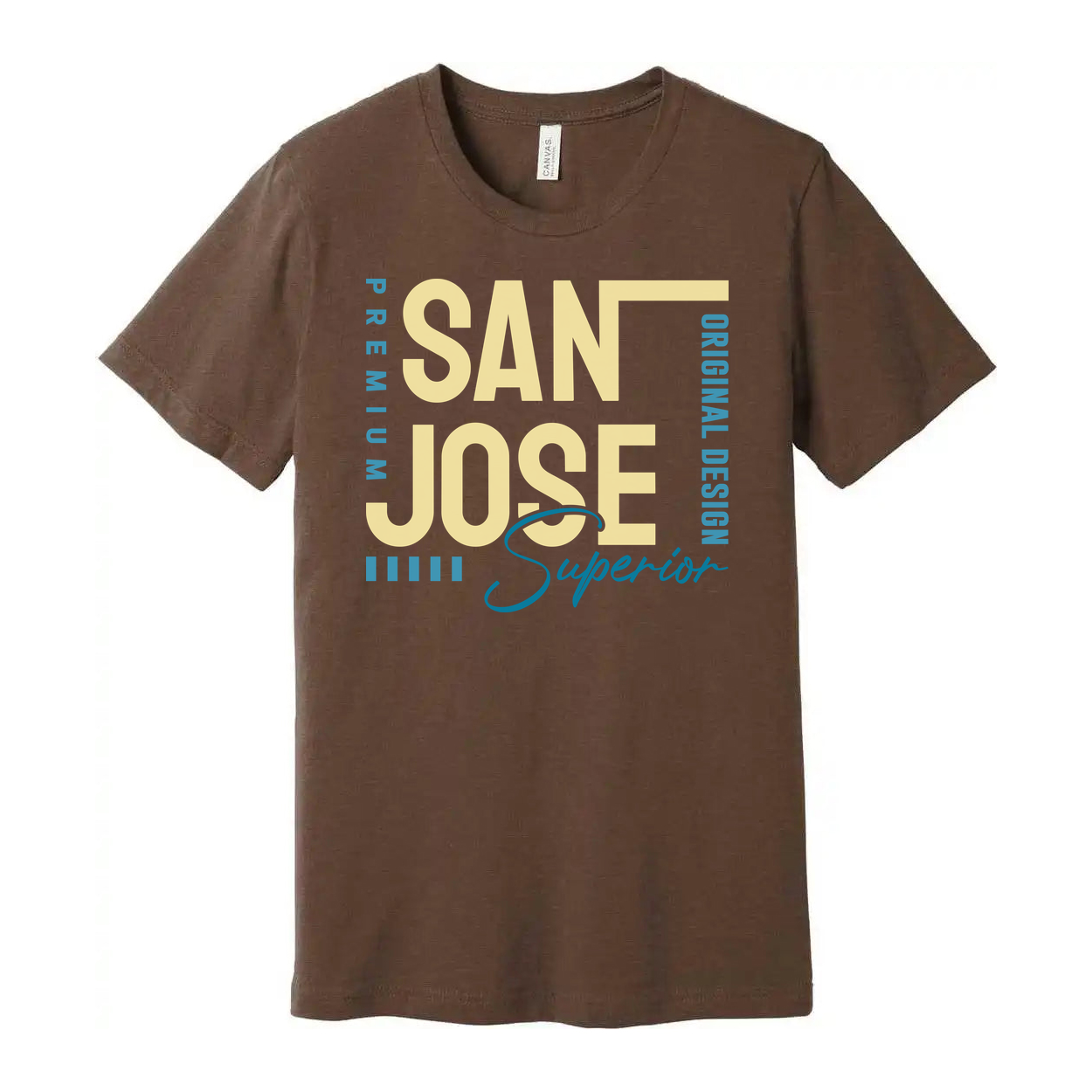 San Jose Premium Unisex T Shirt Original Design With Superior Script Graphic Soft Cotton Fabric