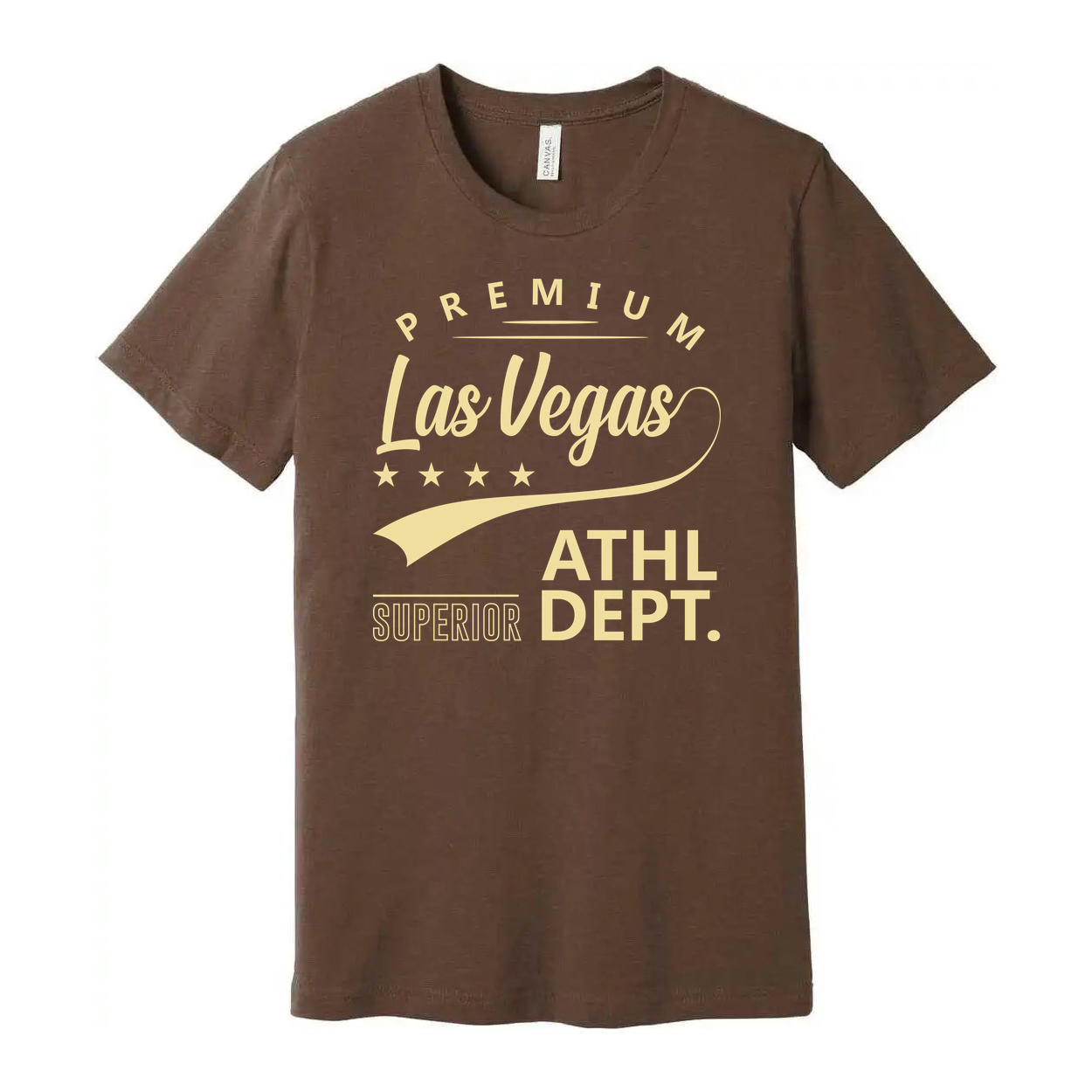 Premium Las Vegas Graphic T Shirt Short Sleeve Athletic Department Design Collection