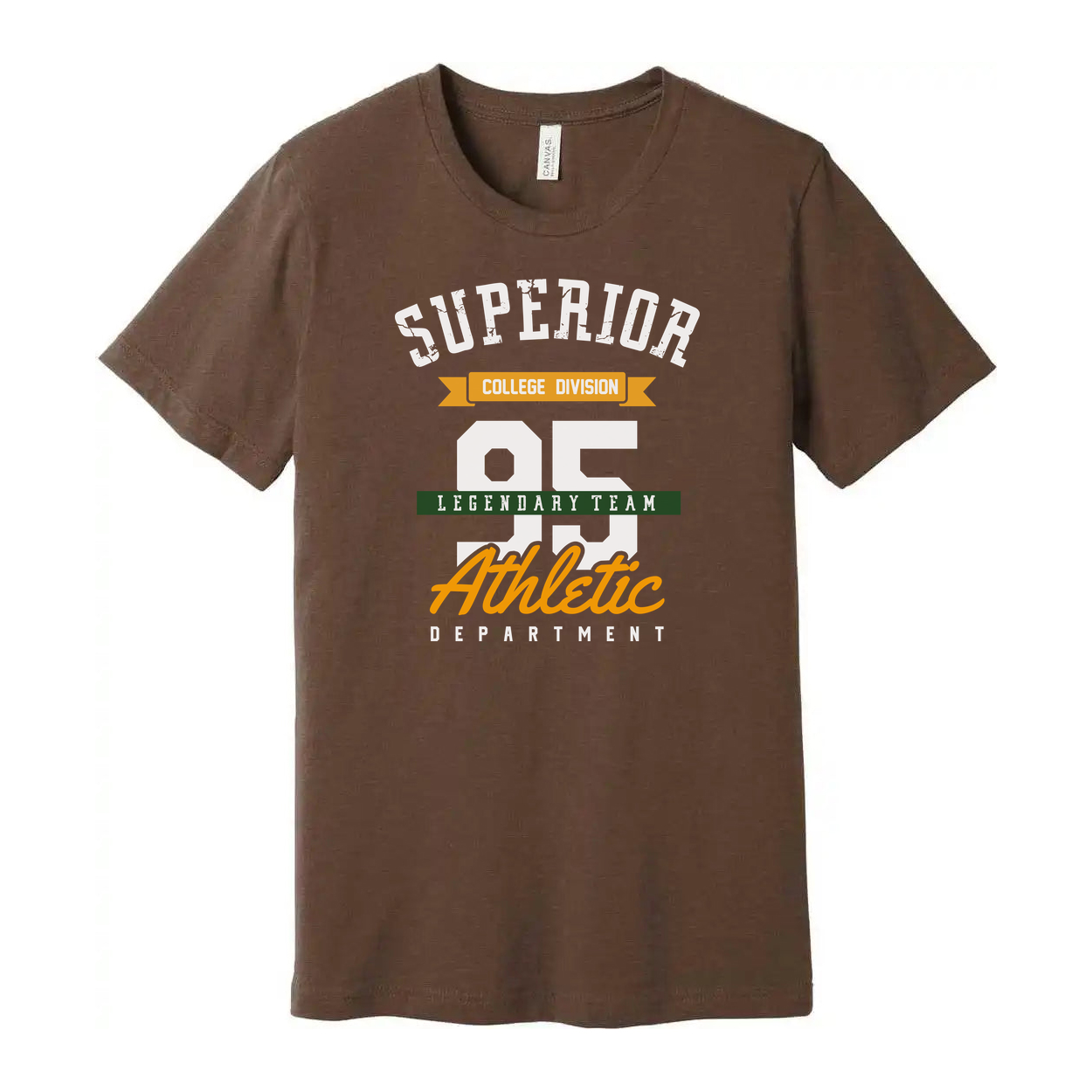Unisex Graphic T Shirt White Athletic Department Superior 92 Legendary Team Design For College Fans