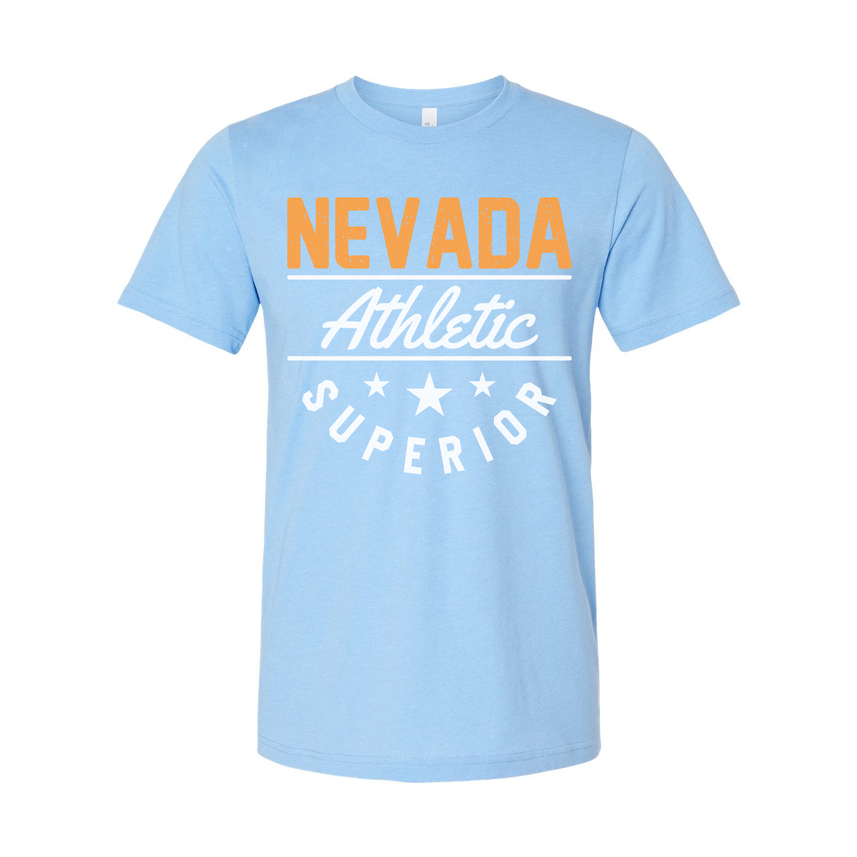 Nevada Athletic Superior Short Sleeve T Shirt for Men and Women Unisex Graphic Tee