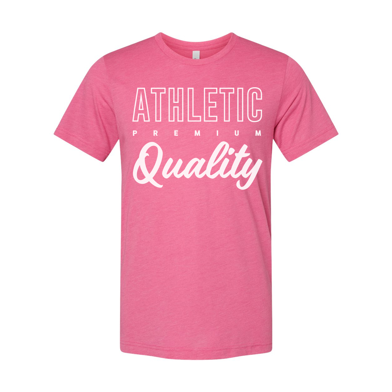 Athletic Premium Quality Unisex T Shirt Short Sleeve Graphic Tee For Men And Women Casual Everyday Wear