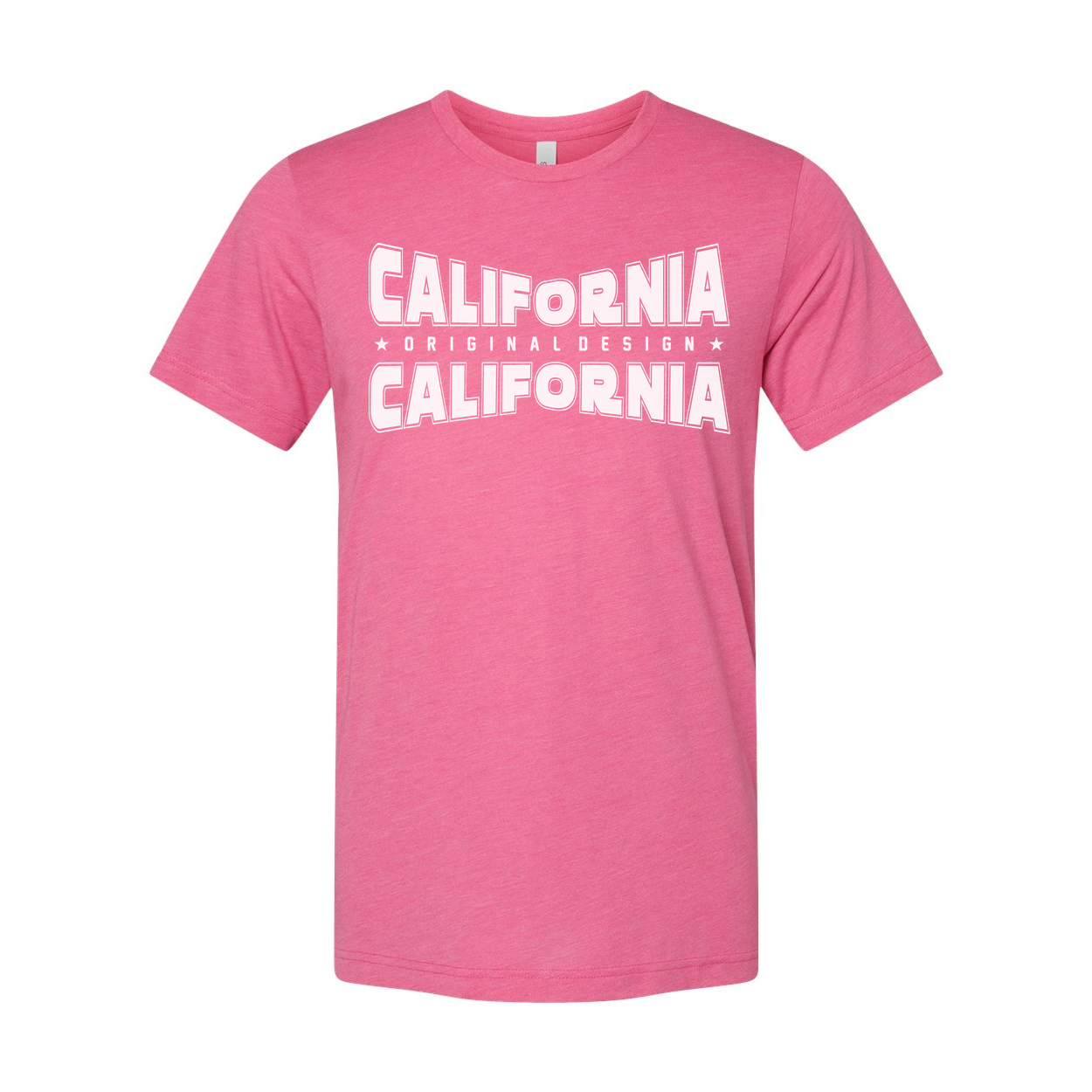 Unisex T Shirt With California Graphic Print Original Design California Twice
