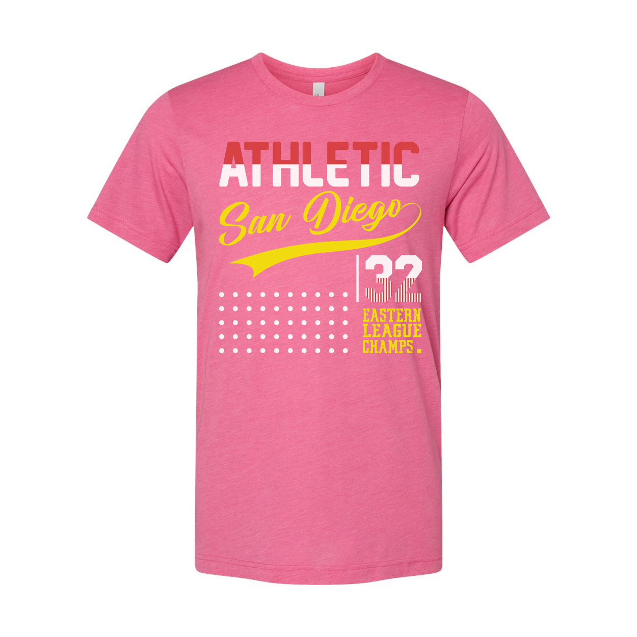 Athletic San Diego 32 Eastern League Champs Graphic T Shirt For Unisex Tee
