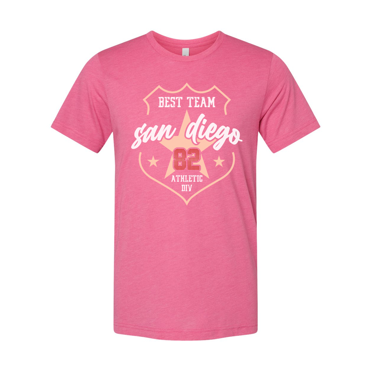 San Diego 82 Best Team Graphic T Shirt Unisex Shield Logo Athletic Tee For Men And Women