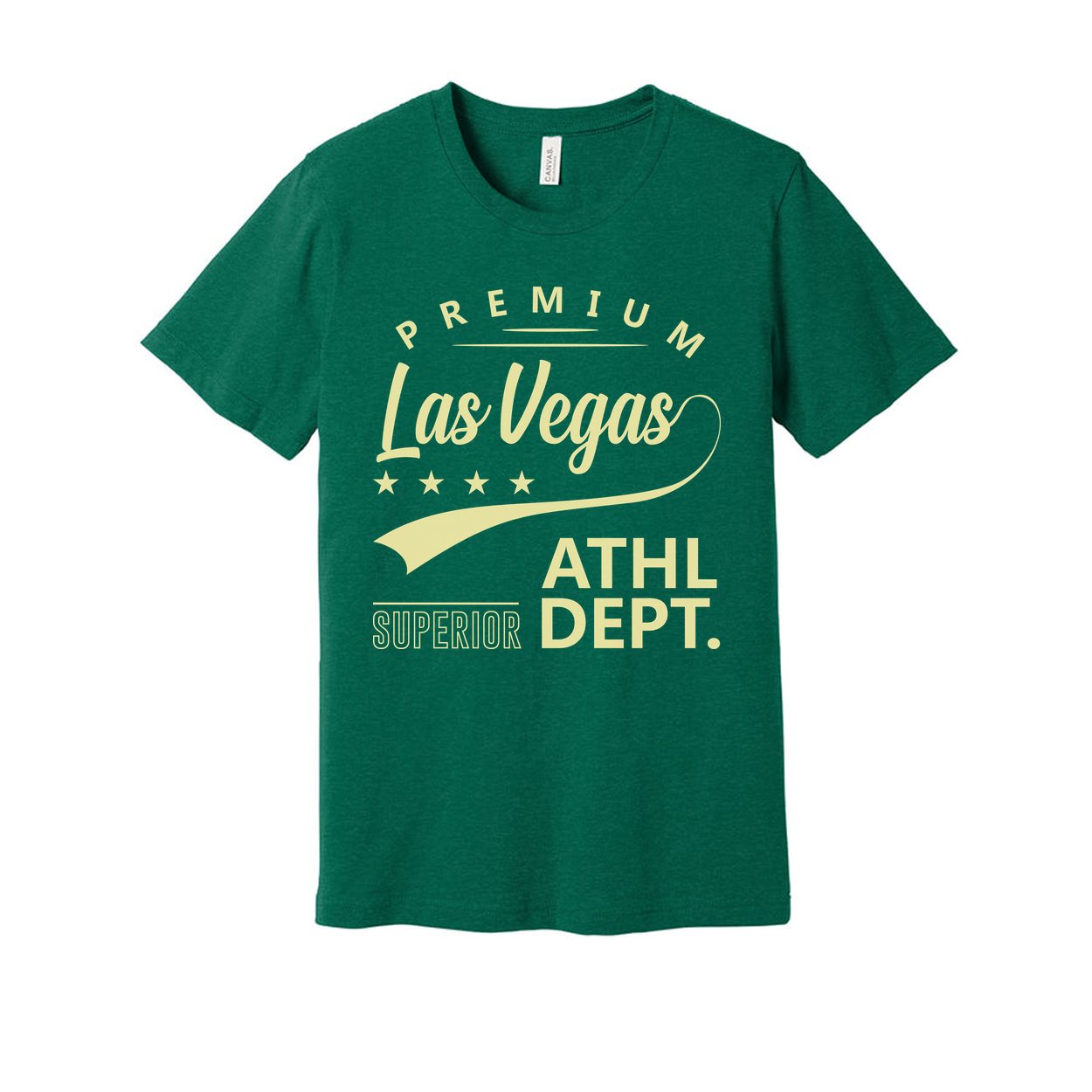 Premium Las Vegas Graphic T Shirt Short Sleeve Athletic Department Design Collection