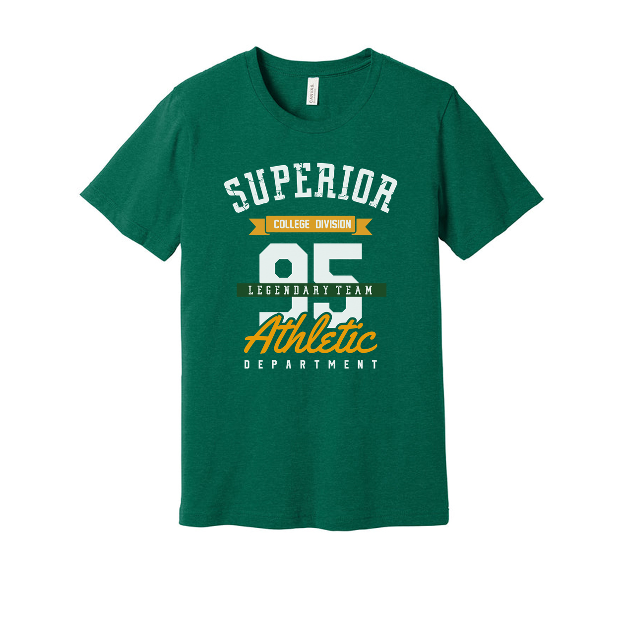 Unisex Graphic T Shirt White Athletic Department Superior 92 Legendary Team Design For College Fans