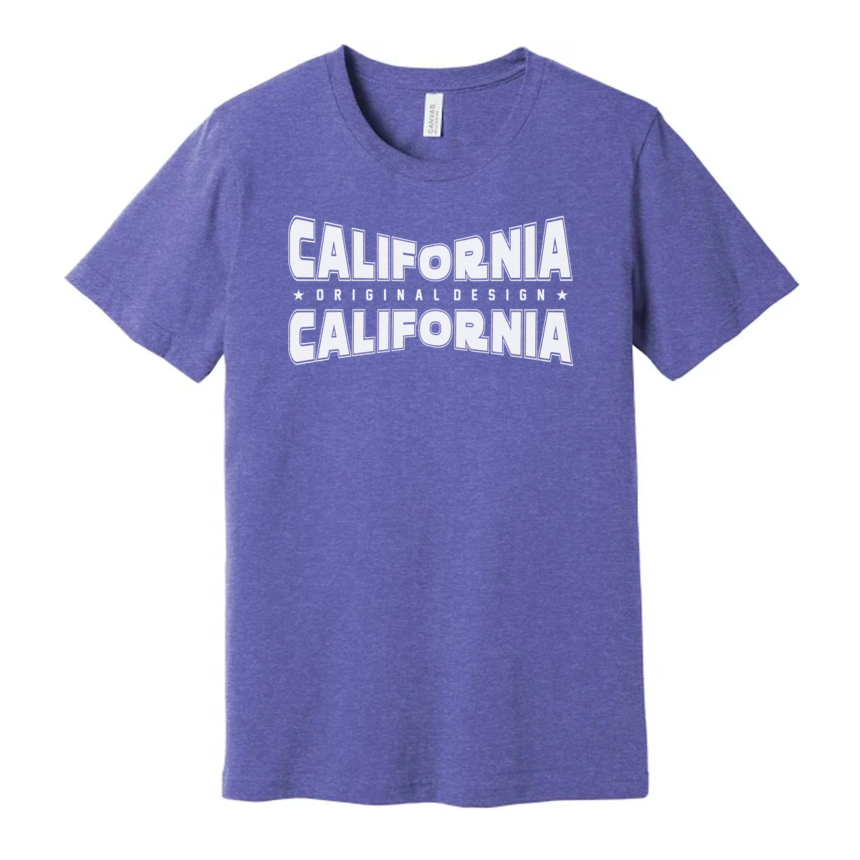 Unisex T Shirt With California Graphic Print Original Design California Twice