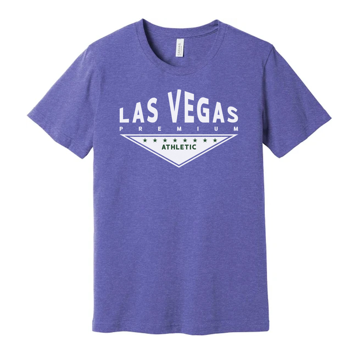 Las Vegas Premium Athletic Unisex T Shirt With Graphic Logo Tee For Casual Wear