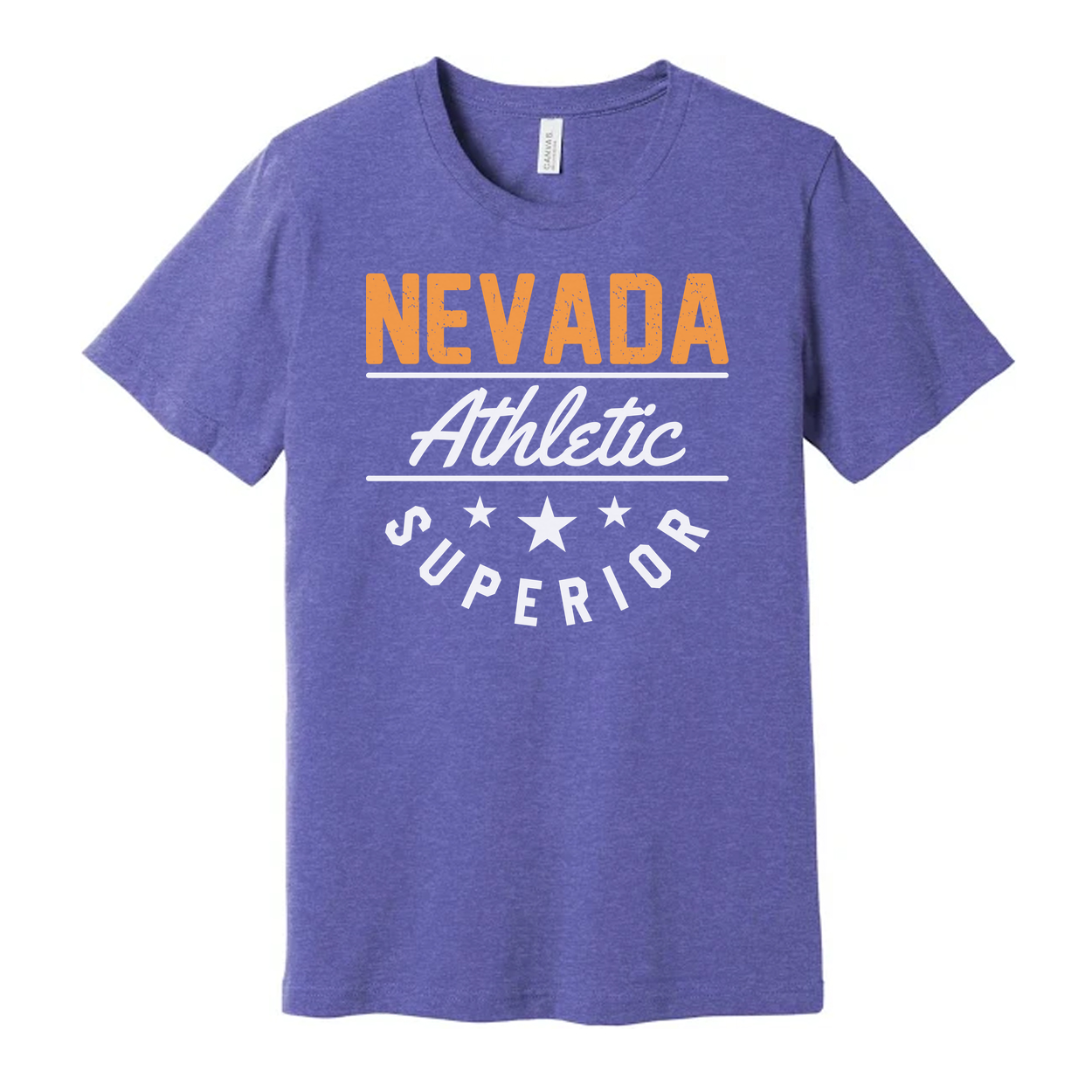 Nevada Athletic Superior Short Sleeve T Shirt for Men and Women Unisex Graphic Tee