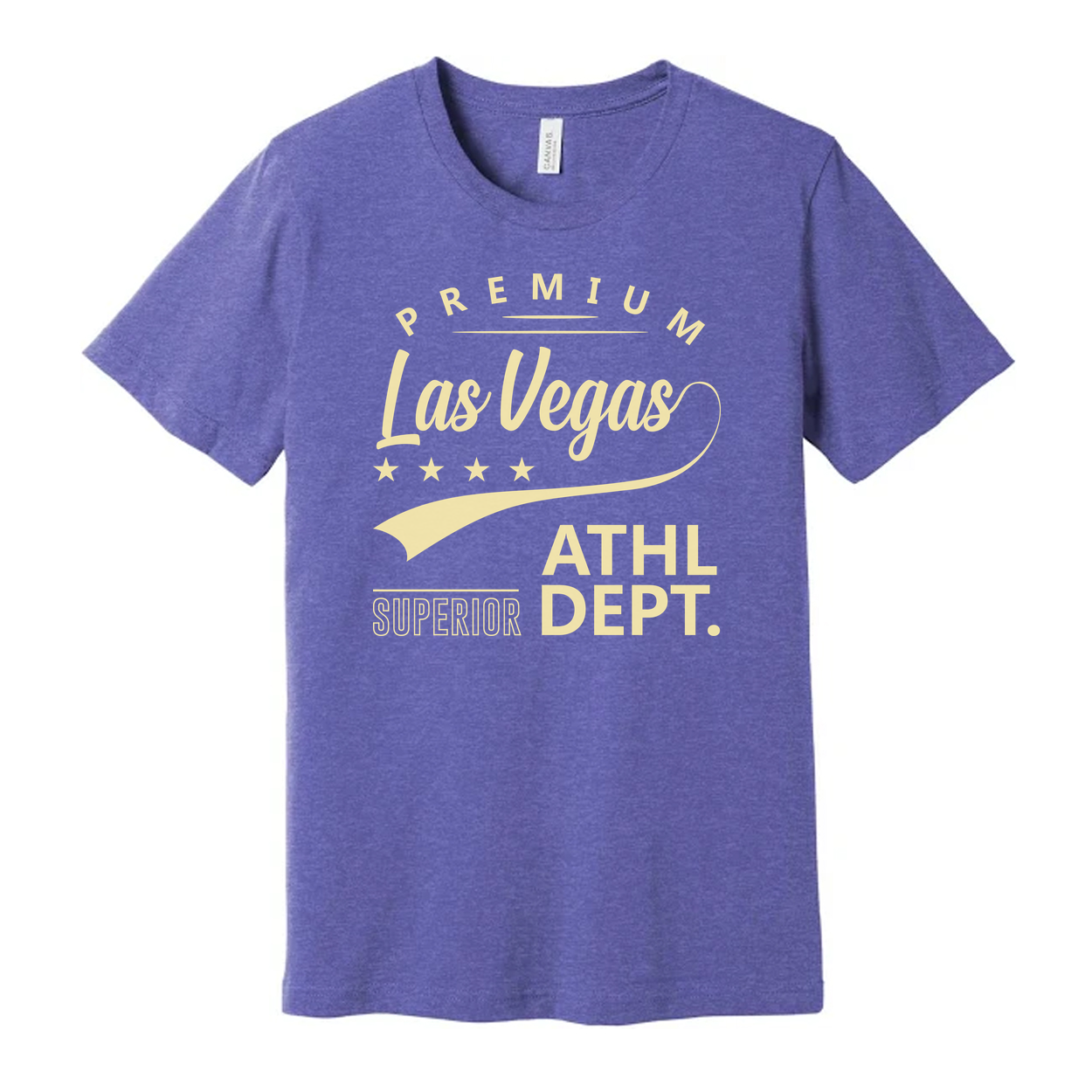 Premium Las Vegas Graphic T Shirt Short Sleeve Athletic Department Design Collection