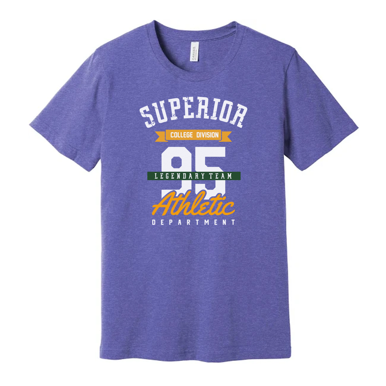Unisex Graphic T Shirt White Athletic Department Superior 92 Legendary Team Design For College Fans