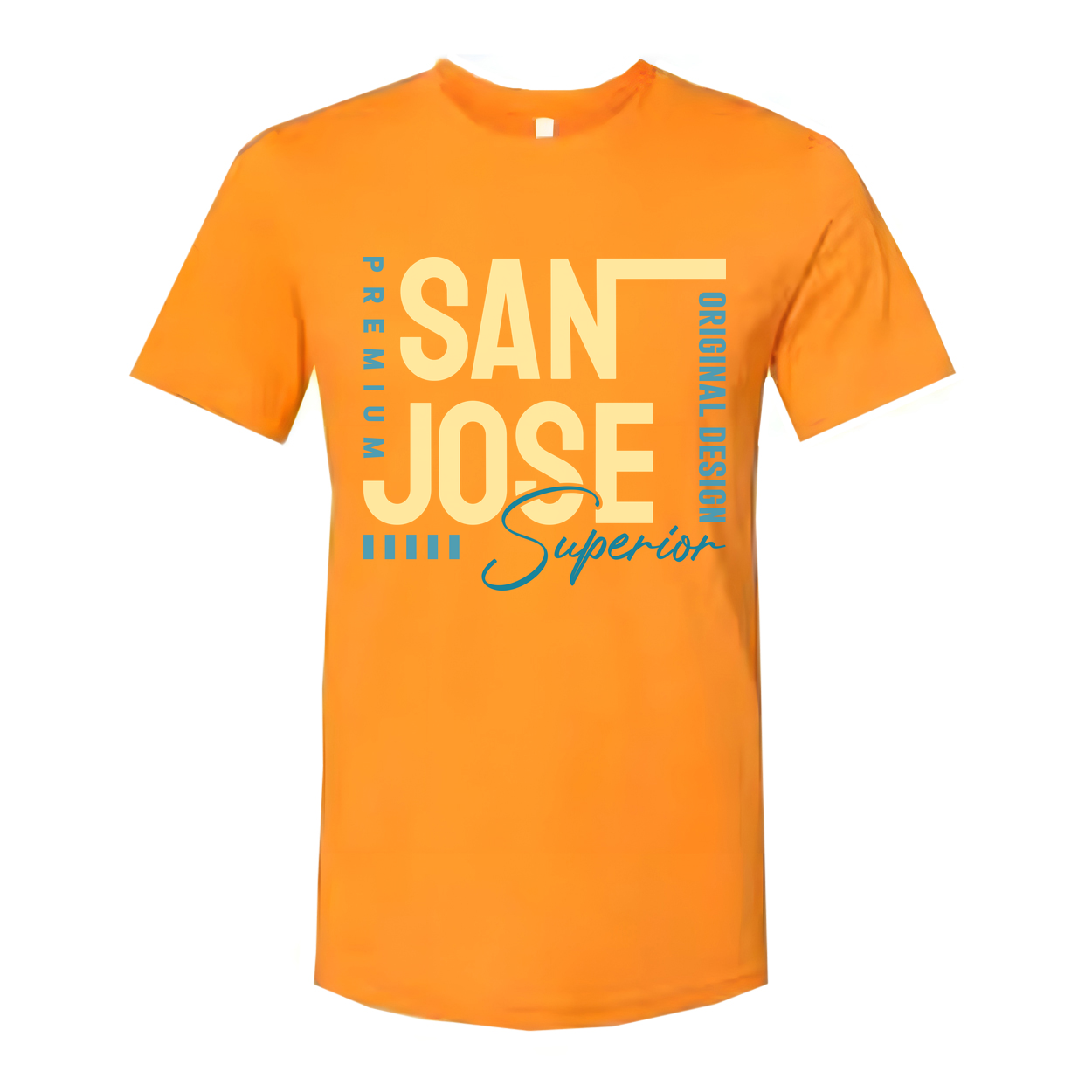 San Jose Premium Unisex T Shirt Original Design With Superior Script Graphic Soft Cotton Fabric