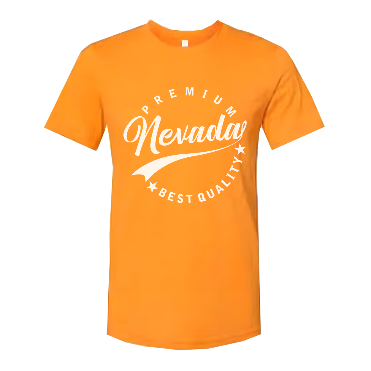 Nevady Premium Graphic T Shirt For Men And Women Unisex White Short Sleeve Tee With Logo