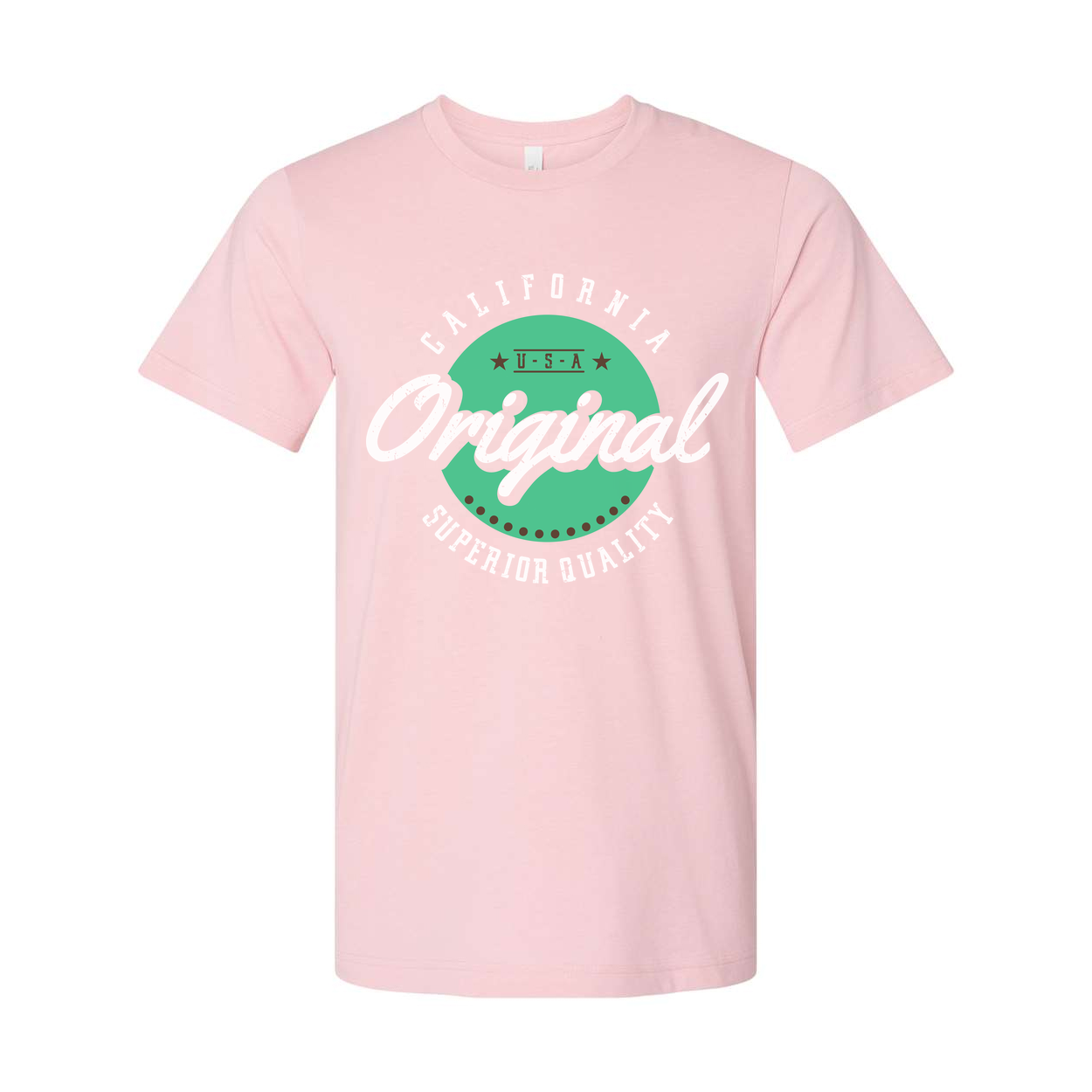 California Original Unisex Graphic T Shirt With Green Circular Badge And Superior Quality