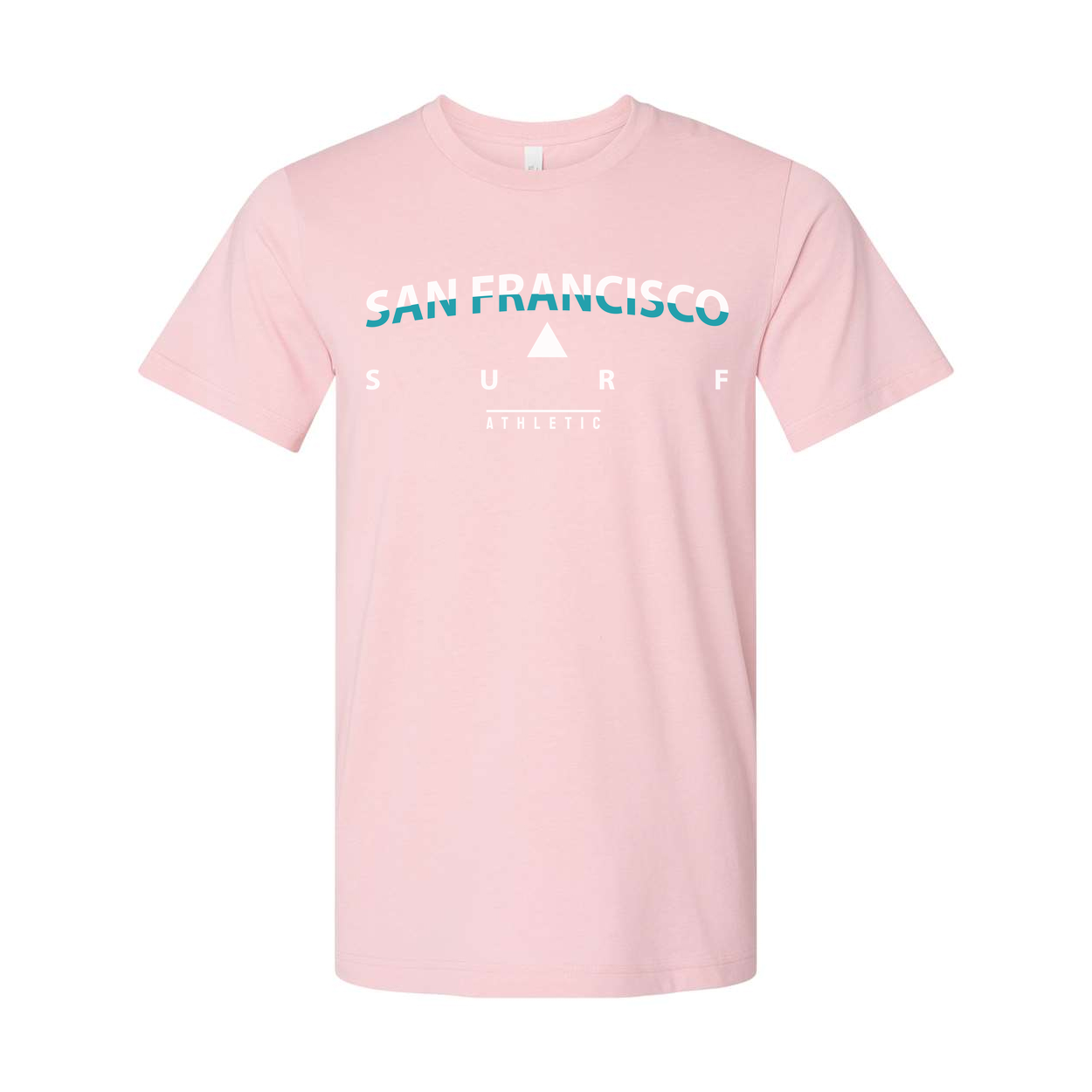 San Francisco Surf Athletic Graphic T Shirt Unisex Short Sleeve Tee Casual Everyday Wear