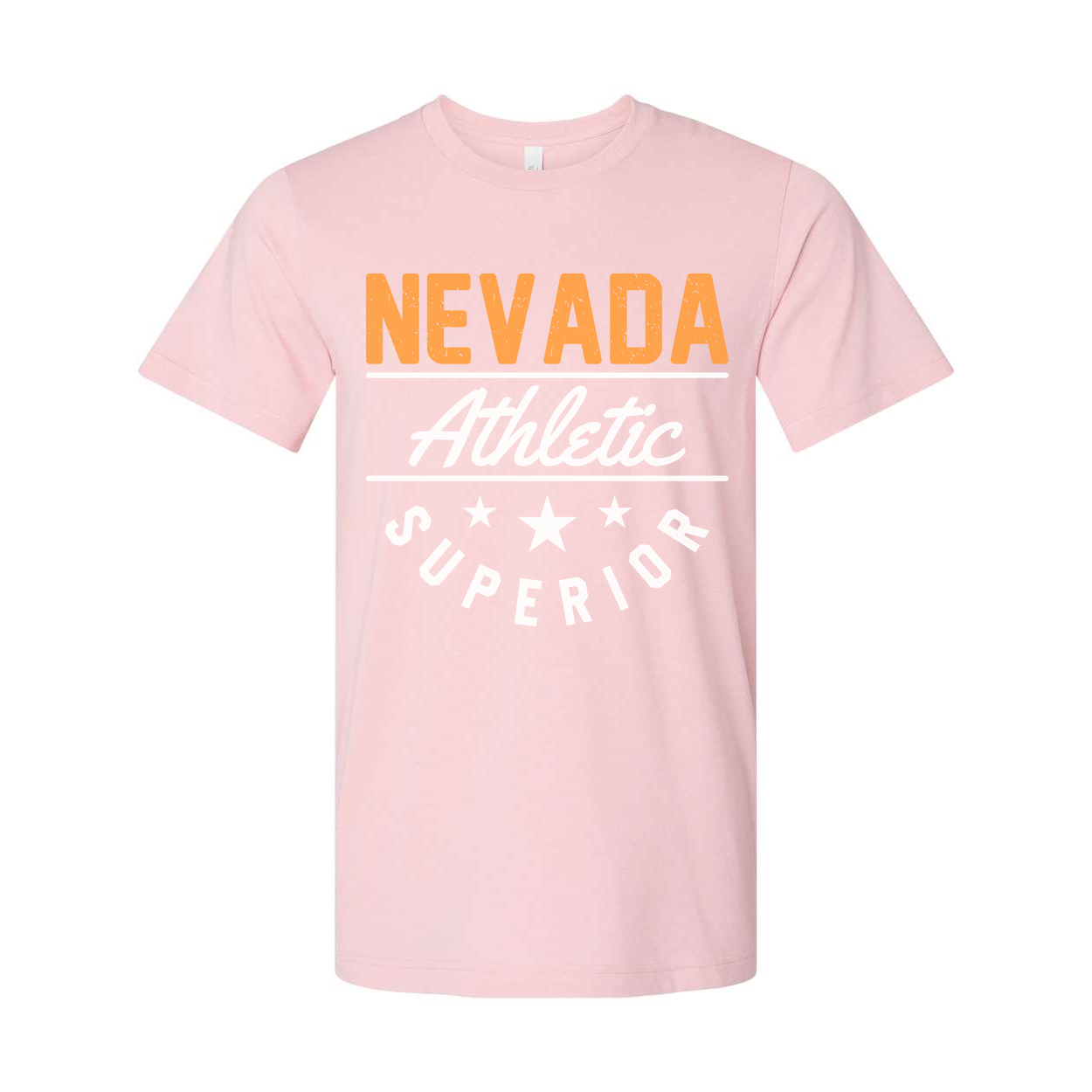 Nevada Athletic Superior Short Sleeve T Shirt for Men and Women Unisex Graphic Tee