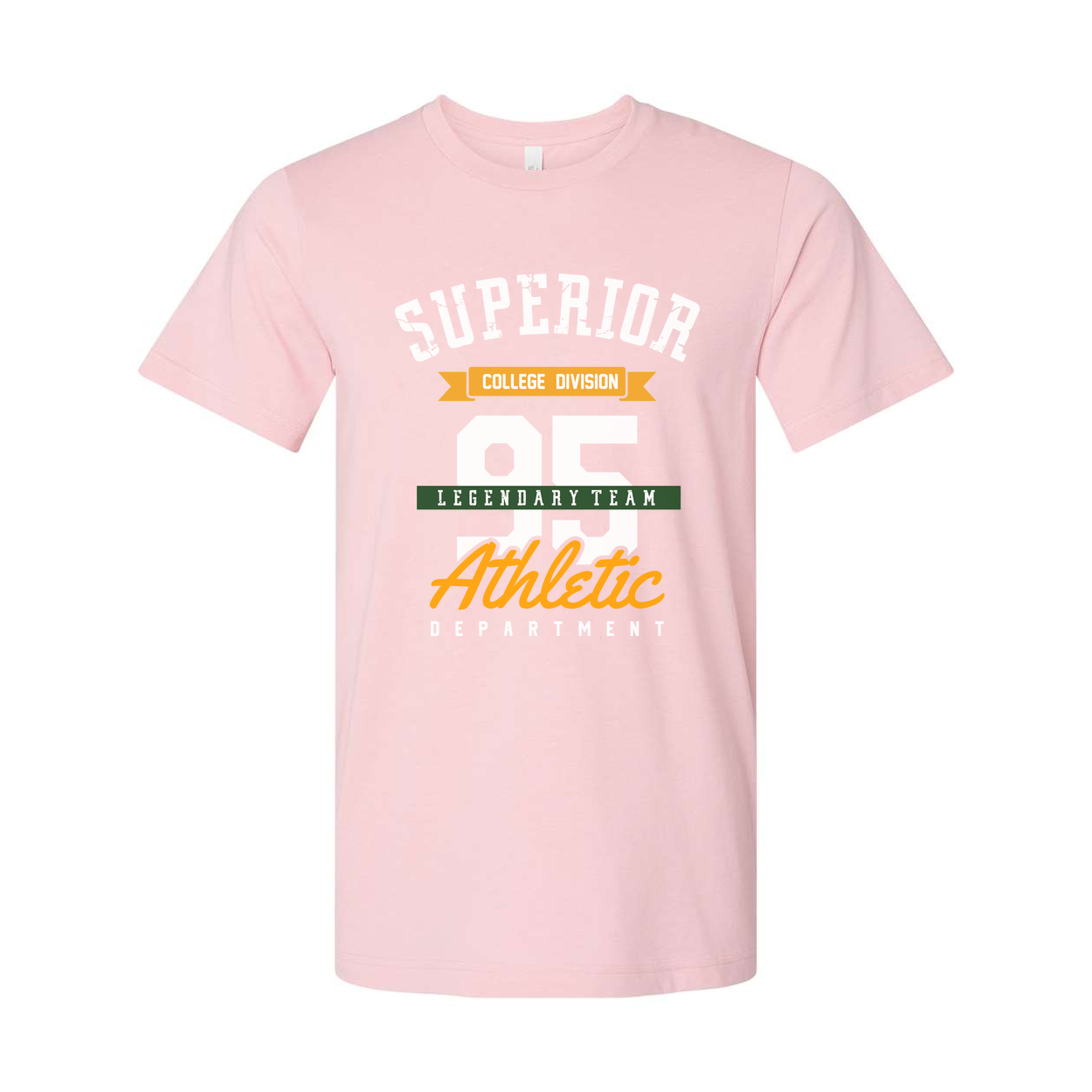Unisex Graphic T Shirt White Athletic Department Superior 92 Legendary Team Design For College Fans