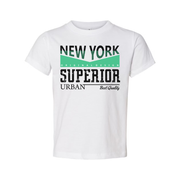 New York Superior Urban Graphic Tee With Original Design For Unisex Short Sleeve Shirt