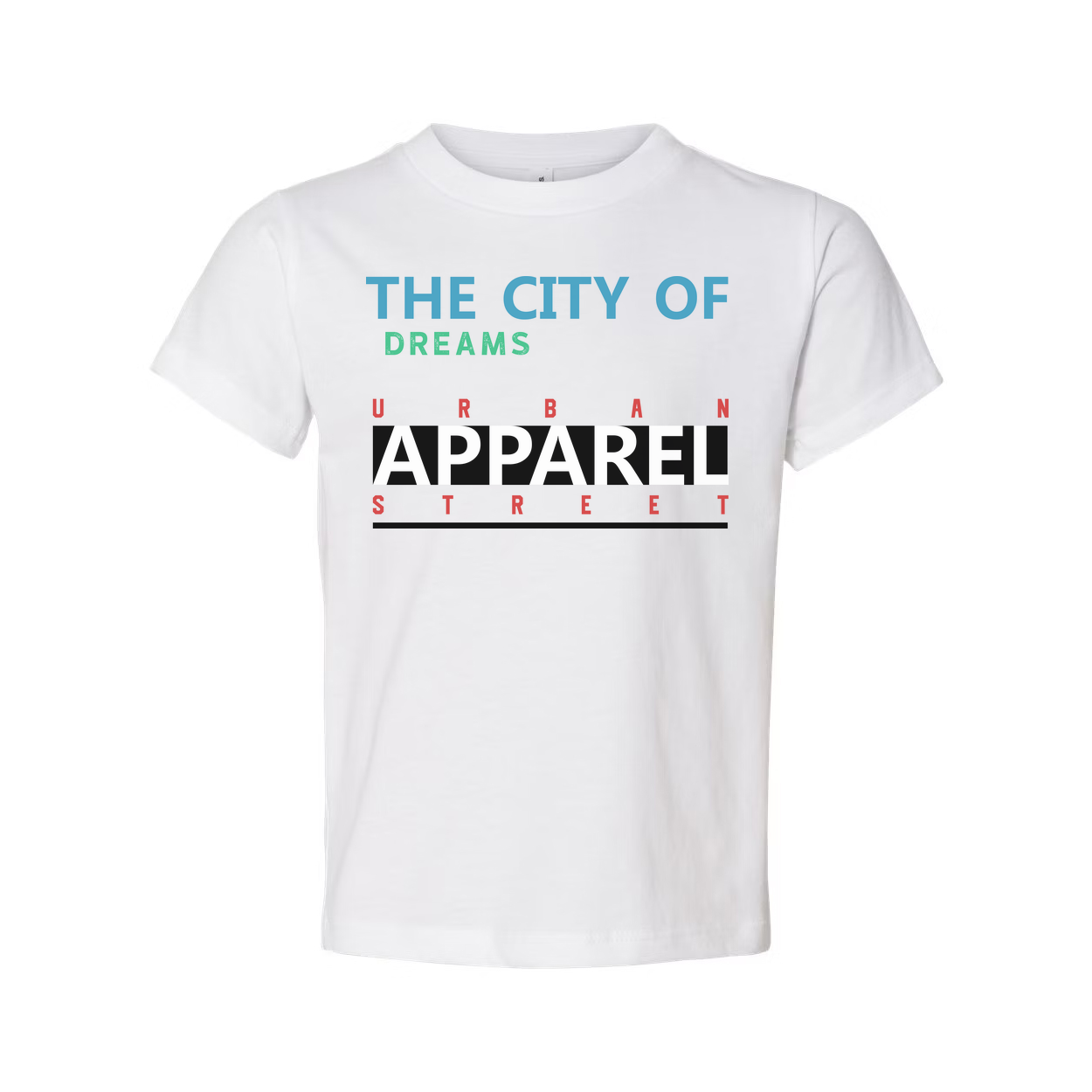 Urban Unisex Graphic Tee City Of Dreams With Urban Apparel Street Logo Design Artwork