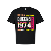 Urban Denim Queens 1974 District Design T Shirt