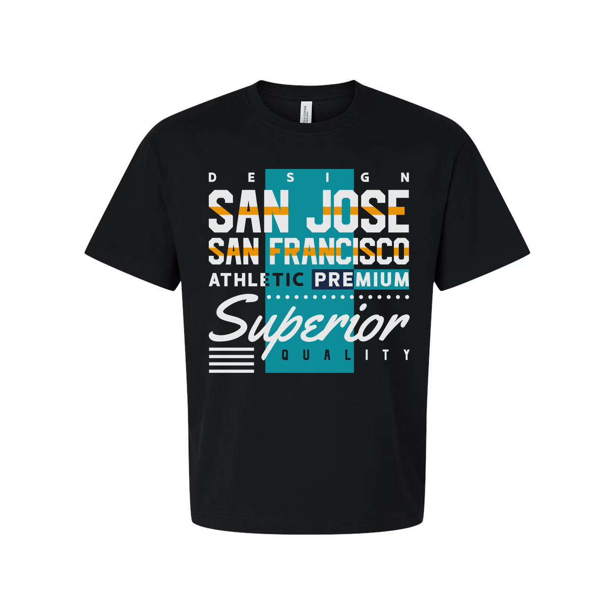 Unisex Graphic Tee Featuring San Jose And San Francisco City Design With Athletic Style