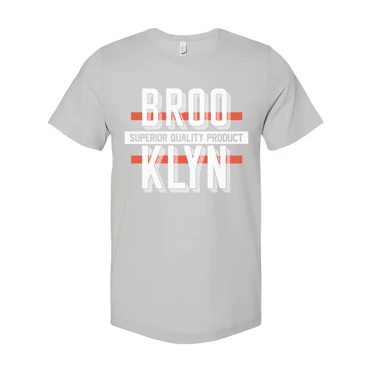Brooklyn Unisex Graphic T Shirt With Bold Layered Text Design For Streetwear And Everyday Casual