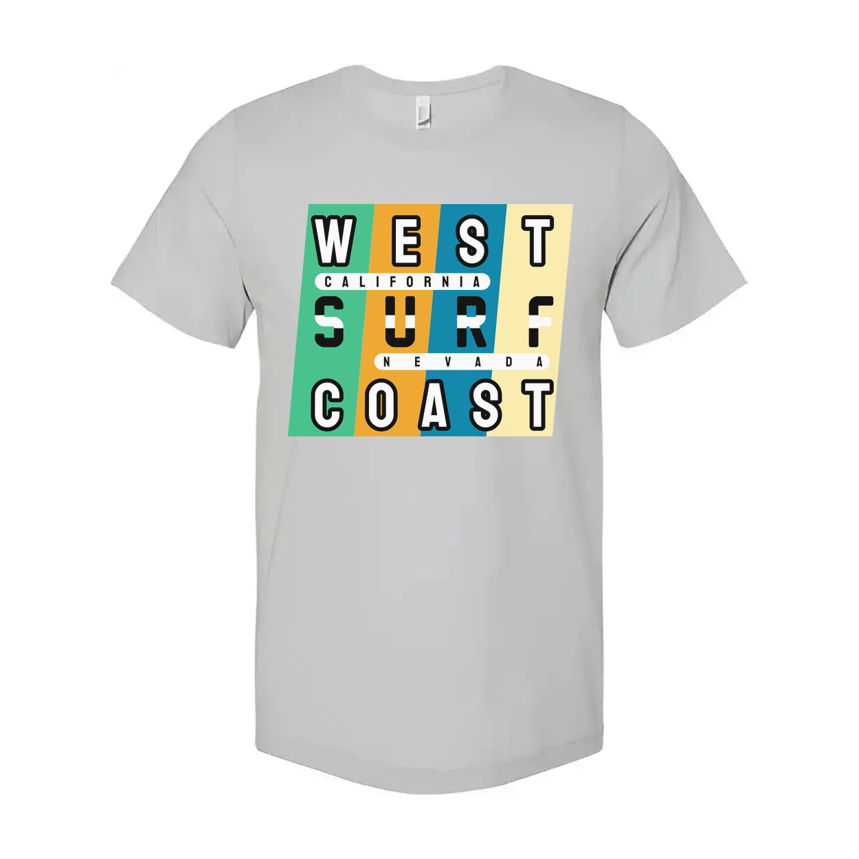 Unisex West Coast Surf Graphic T Shirt
