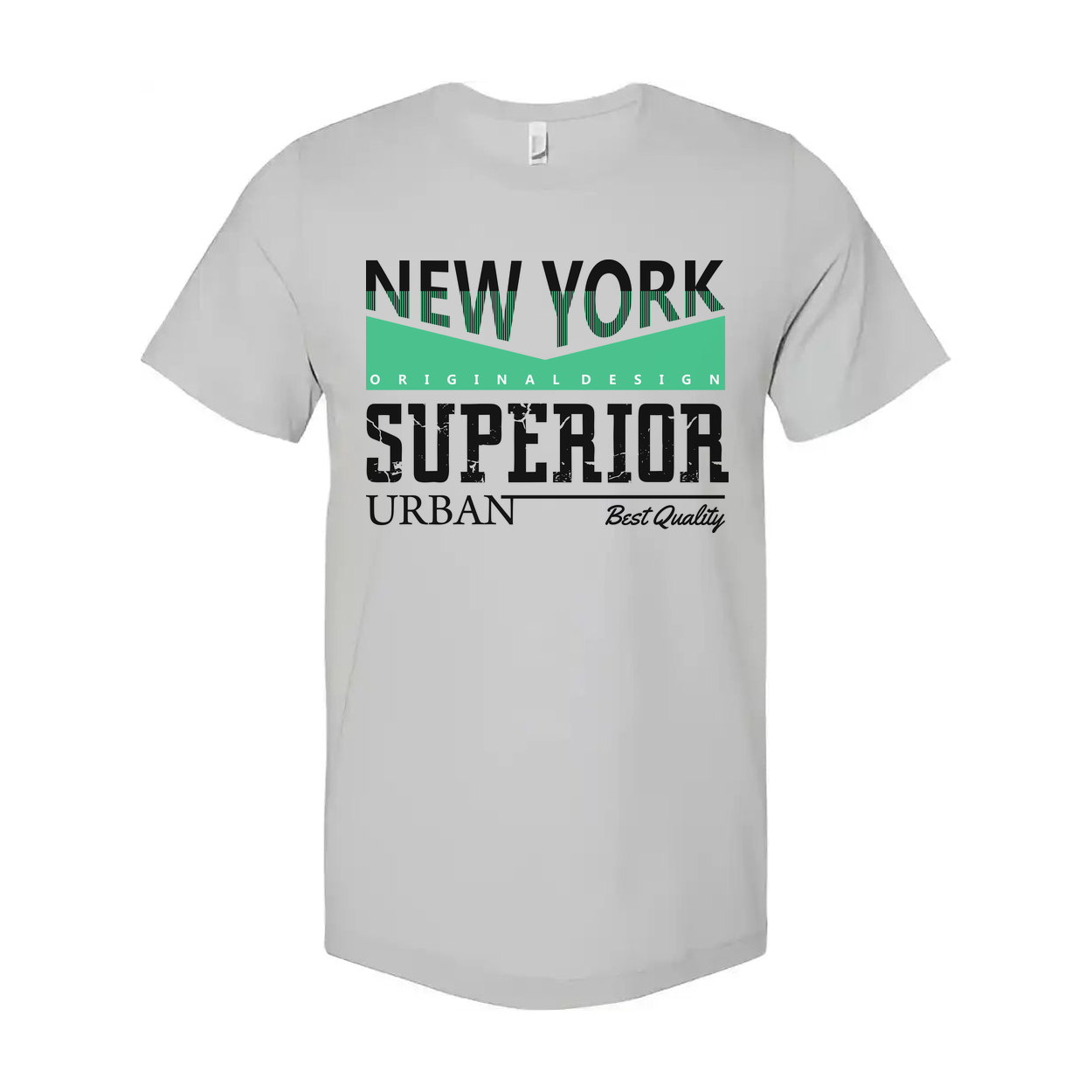 New York Superior Urban Graphic Tee With Original Design For Unisex Short Sleeve Shirt