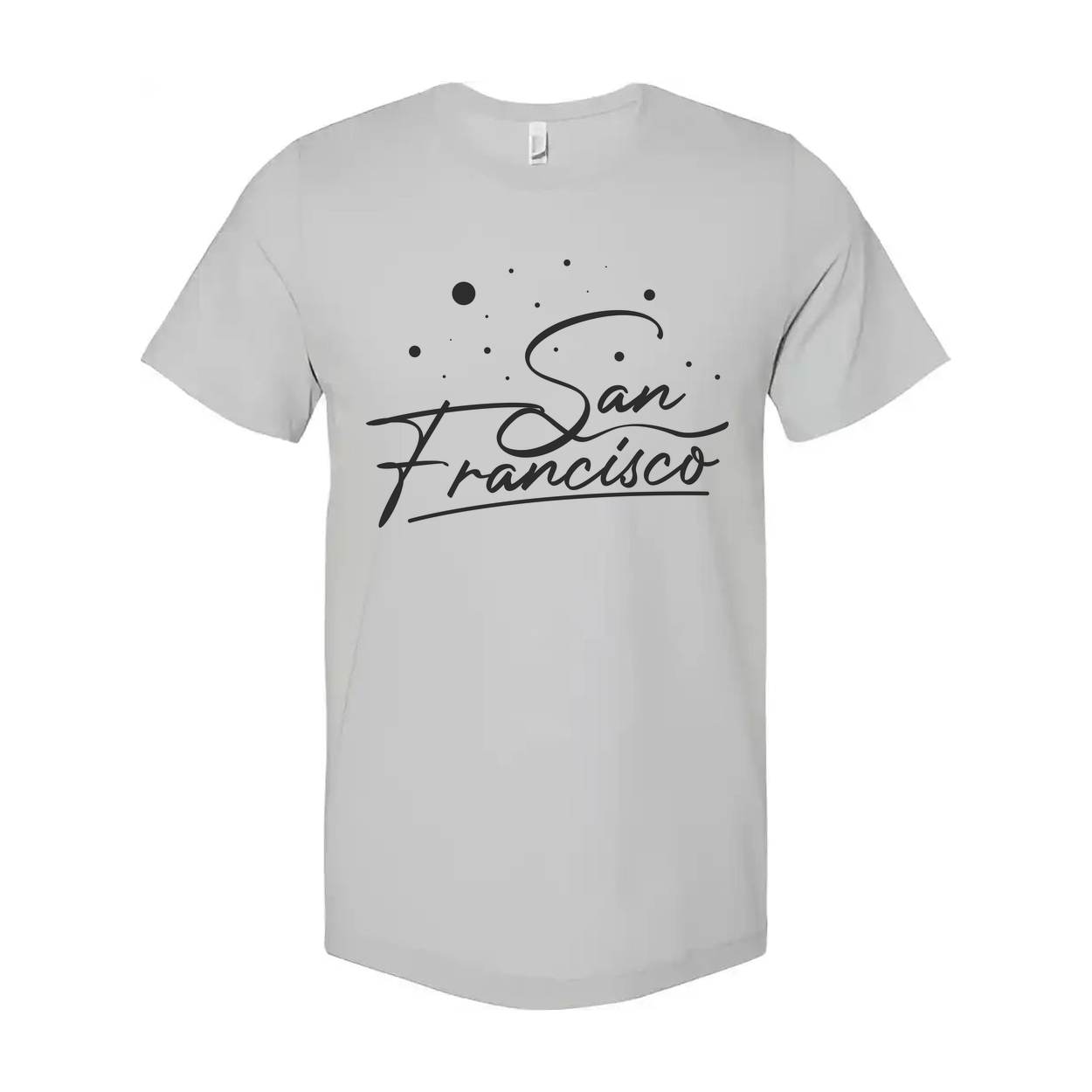 San Francisco Script Graphic Unisex T Shirt With City Lettering Design For Travel Lovers