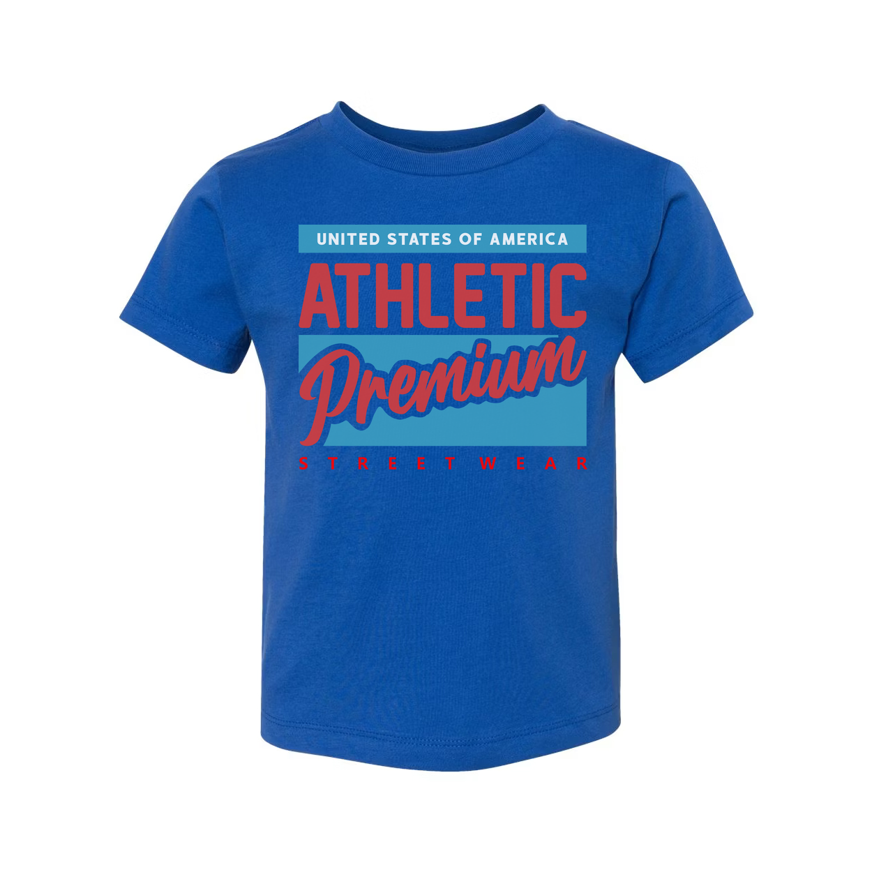 United States Of America Athletic Premium Streetwear Graphic T Shirt For Unisex Adults
