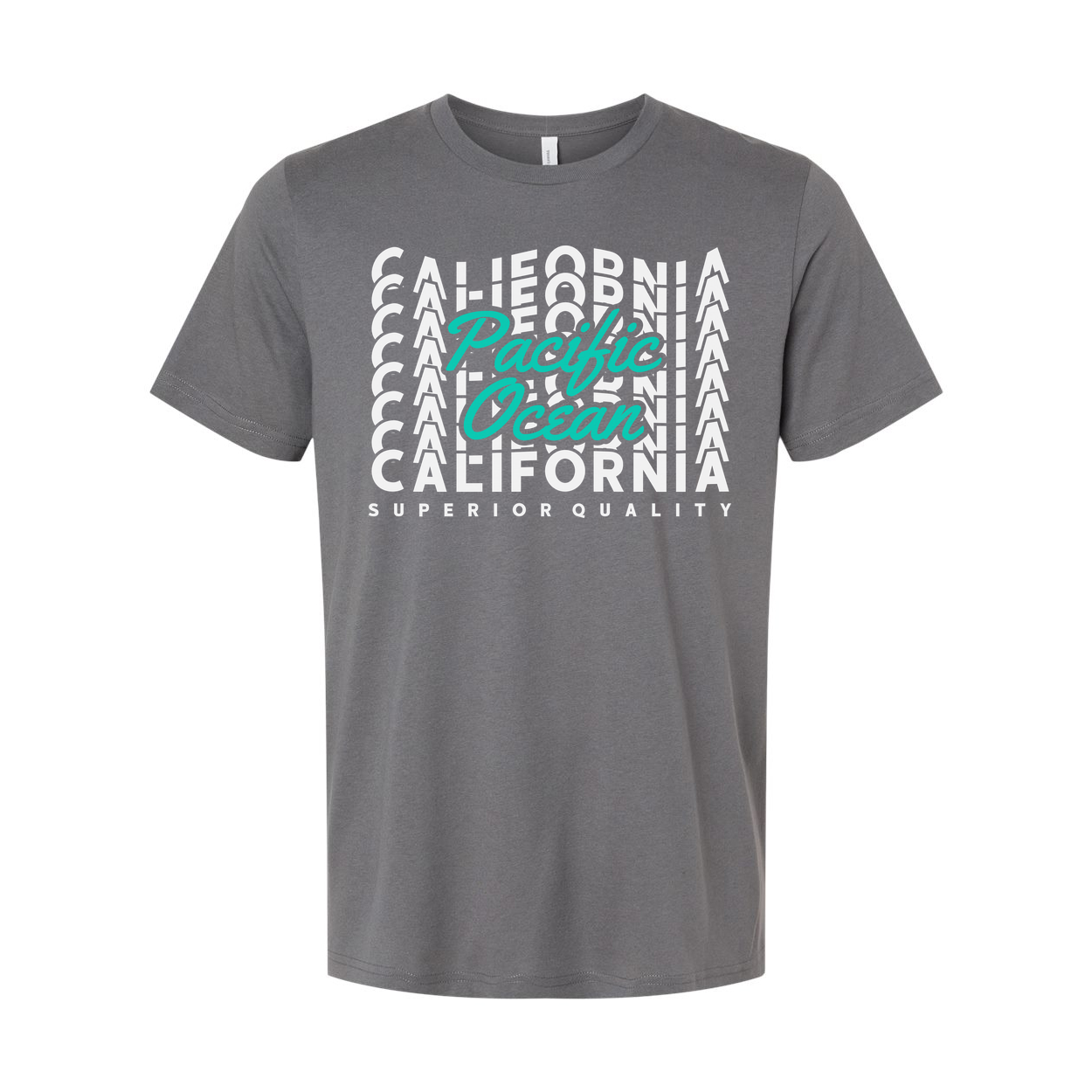 Pacific Ocean California Graphic Tee for Unisex Short Sleeve Everyday Style and Beachwear