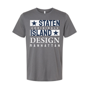 Staten Island Manhattan Design Graphic Tee For Unisex Casual Everyday Wear Collection