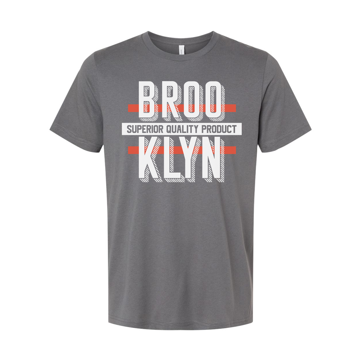 Brooklyn Unisex Graphic T Shirt With Bold Layered Text Design For Streetwear And Everyday Casual
