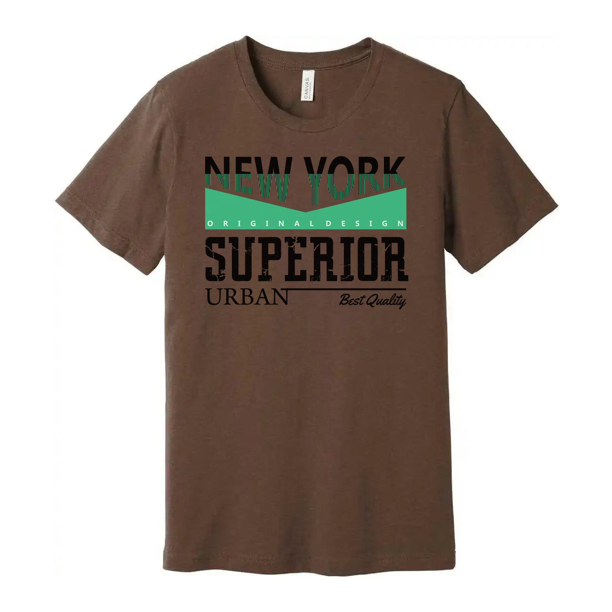 New York Superior Urban Graphic Tee With Original Design For Unisex Short Sleeve Shirt