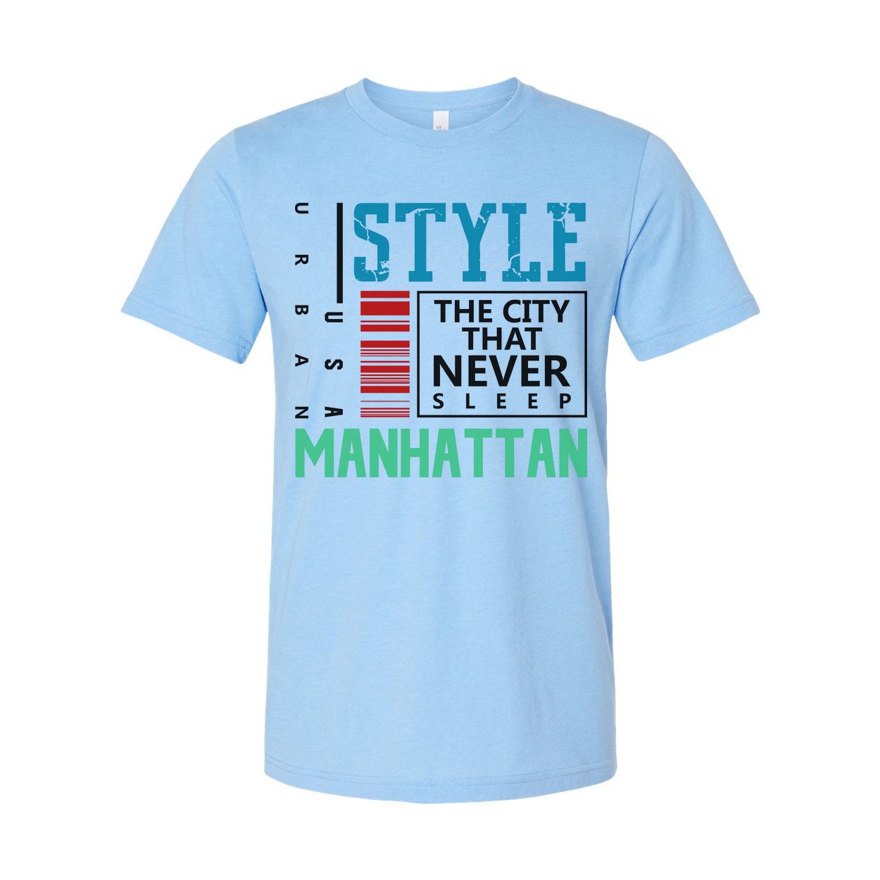Urban Manhattan Graphic T Shirt With Style The City That Never Sleep Design For Casual Streetwear