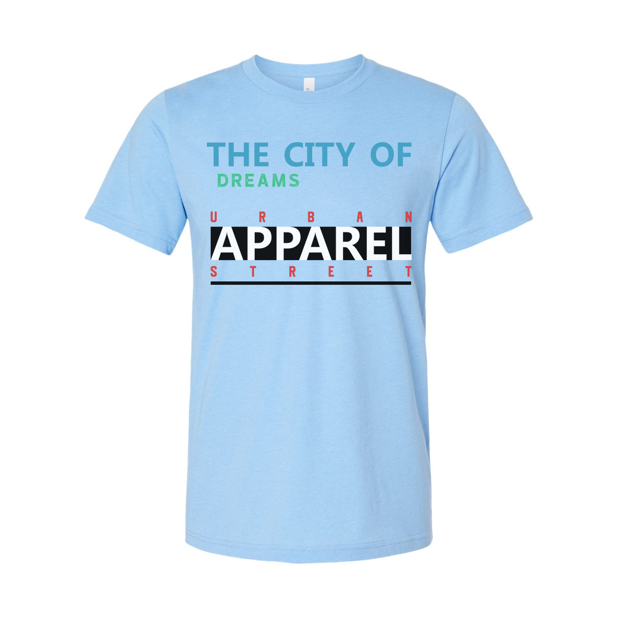 Urban Unisex Graphic Tee City Of Dreams With Urban Apparel Street Logo Design Artwork