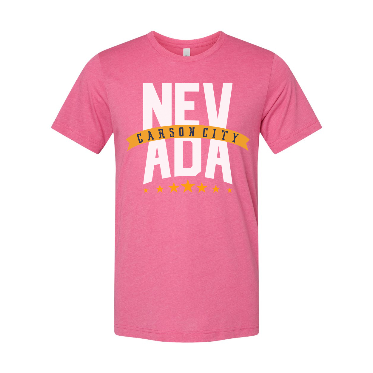 Nevada Carson City Banner Graphic T Shirt For Men And Women Unisex Tee With City Emblem
